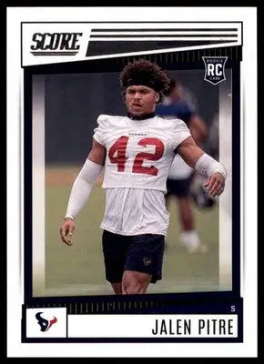 Jalen Pitre Rookie 2022 Score #368 Houston Texans - Football Card Single