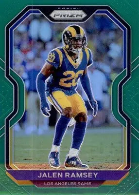 Jalen Ramsey - 2020 Panini Prizm - #278 - Prizm Green Football - Football Card Single
