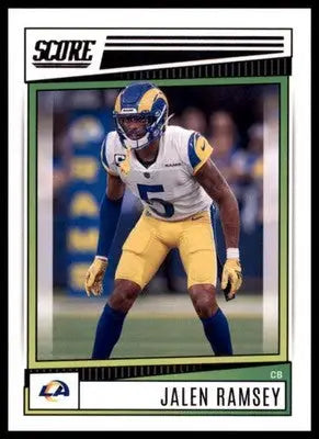Jalen Ramsey 2022 Score #159 Los Angeles Rams - Football Card Single