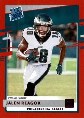 Jalen Reagor - 2020 Donruss - #315 - Press Proof Red RC Football - Football Card Single