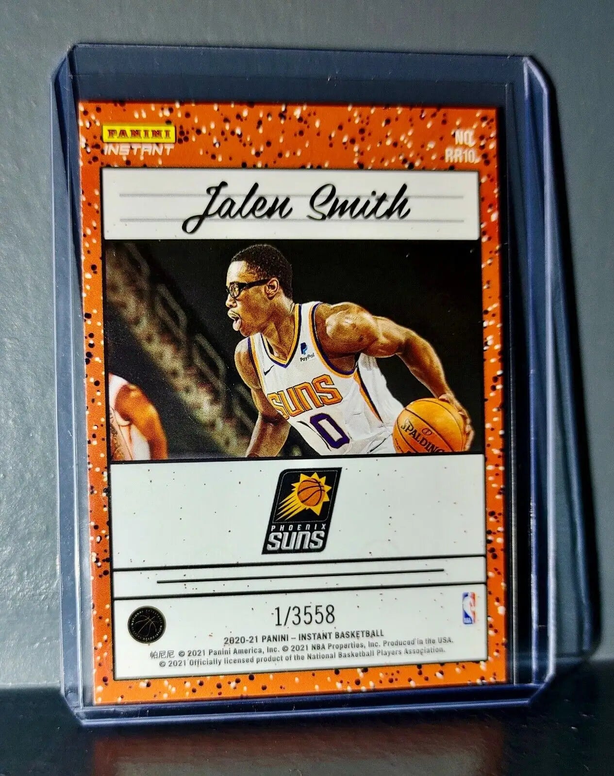 Jalen Smith 2020-2021 Panini NBA Instant #10 Rated Rookie Retro Card 1/3558 - Basketball Card Single