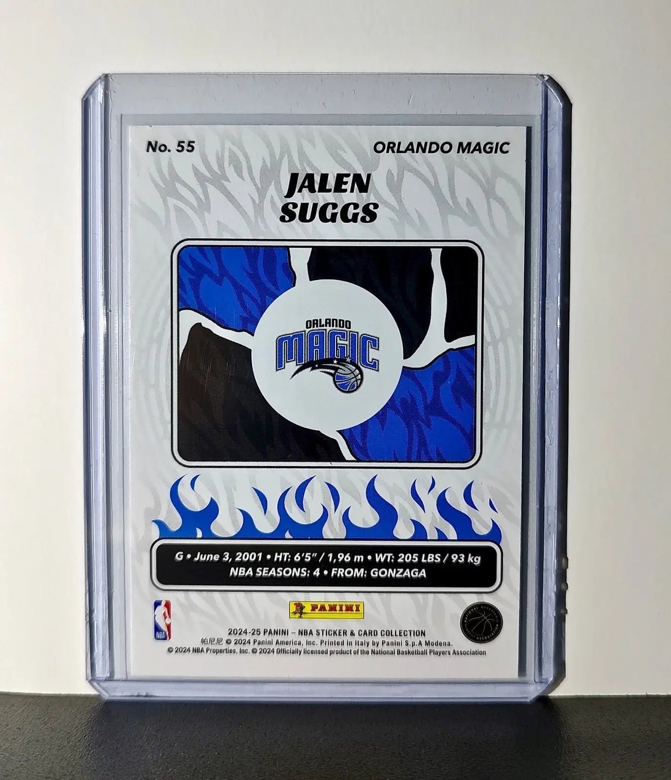 Jalen Suggs 2024-25 Panini NBA #55 Sticker Card Orlando Magic - Basketball Card Single