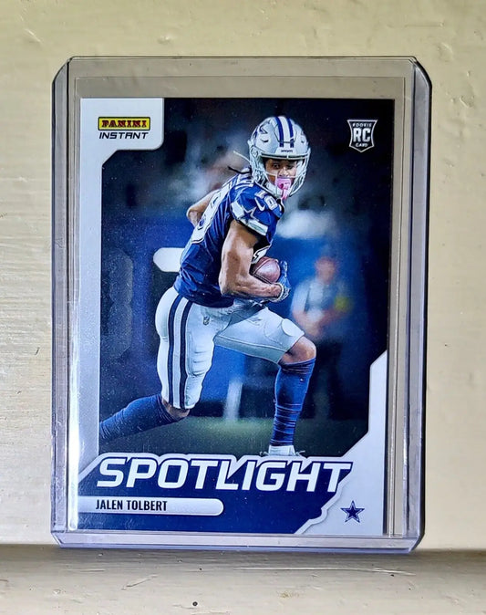 Jalen Tolbert 2022 NFL Panini #26 Spotlight Rookie Football Card 1/603 - Football Card Single