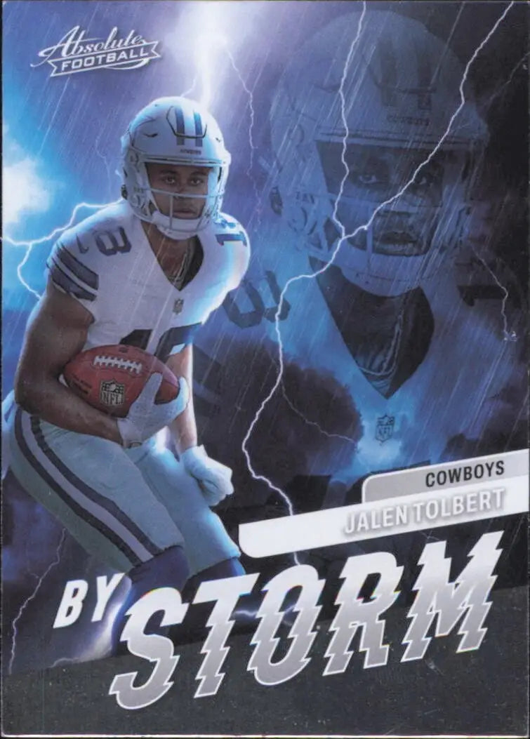Jalen Tolbert Rookie 2022 Panini Absolute By Storm #BST-19 Dallas Cowboys Card - Football Card Single