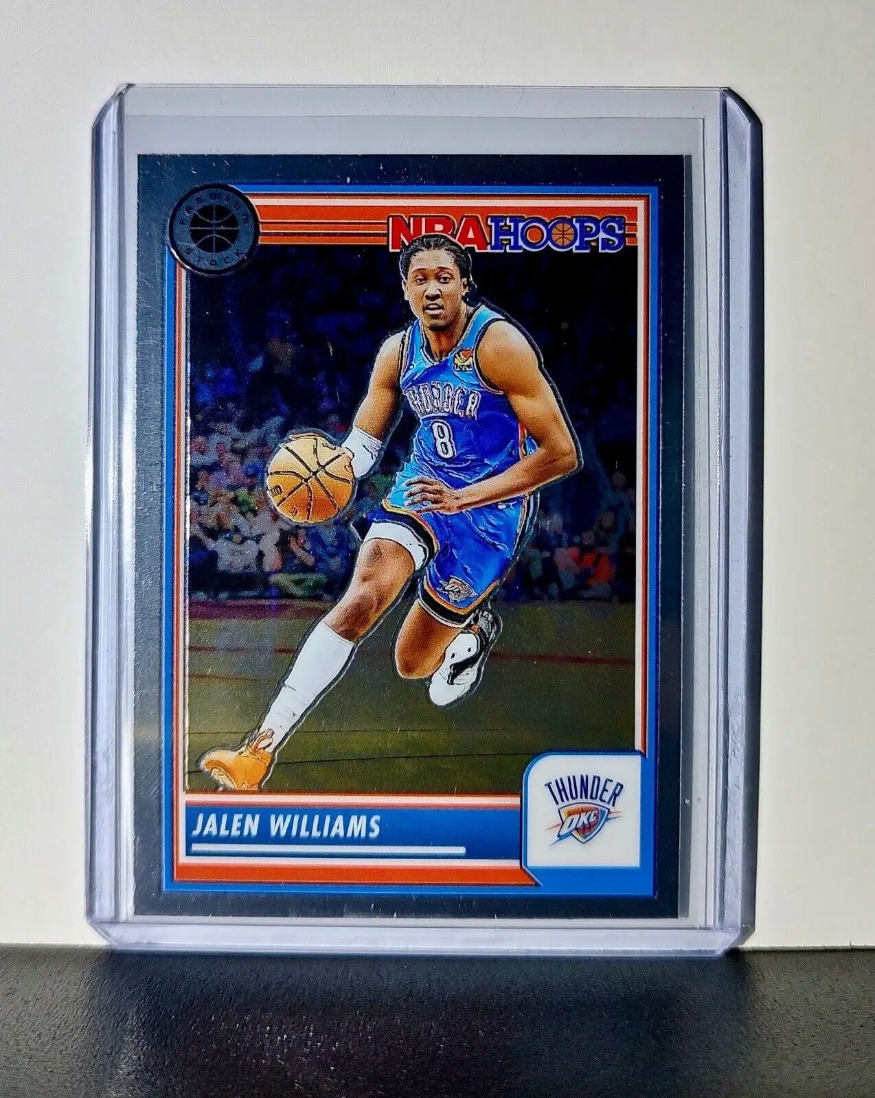 Jalen Williams 2023-24 Panini Premium Stock NBA Hoops #117 Card OC Thunder - Basketball Card Single