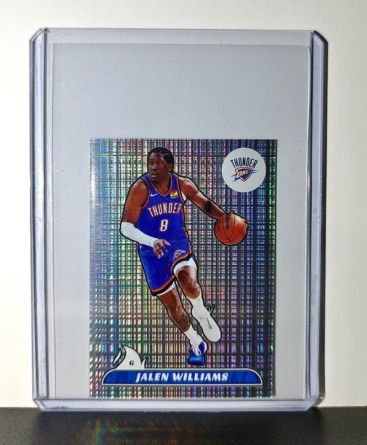 Jalen Williams 2024-25 Panini NBA #422 Foil Sticker Card Oklahoma City Thunder - Basketball Card Single