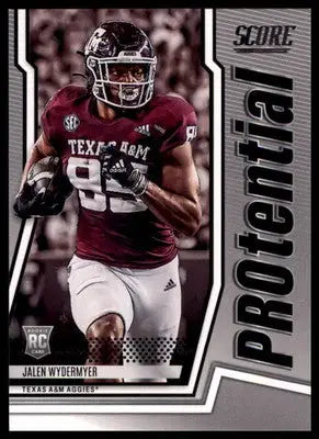 Jalen Wydermyer 2022 Score PROtential #P-JAW Texas A&M Aggies - Football Card Single