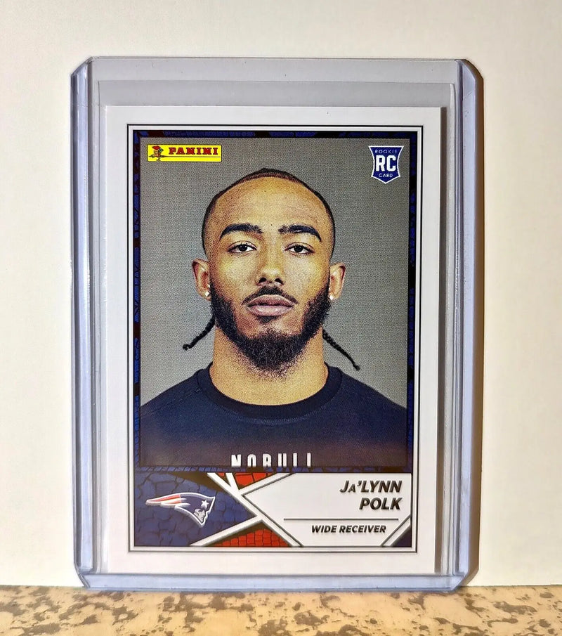 Ja’Lynn Polk 2024 Panini NFL #87 Rookie Sticker Card New England Patriots