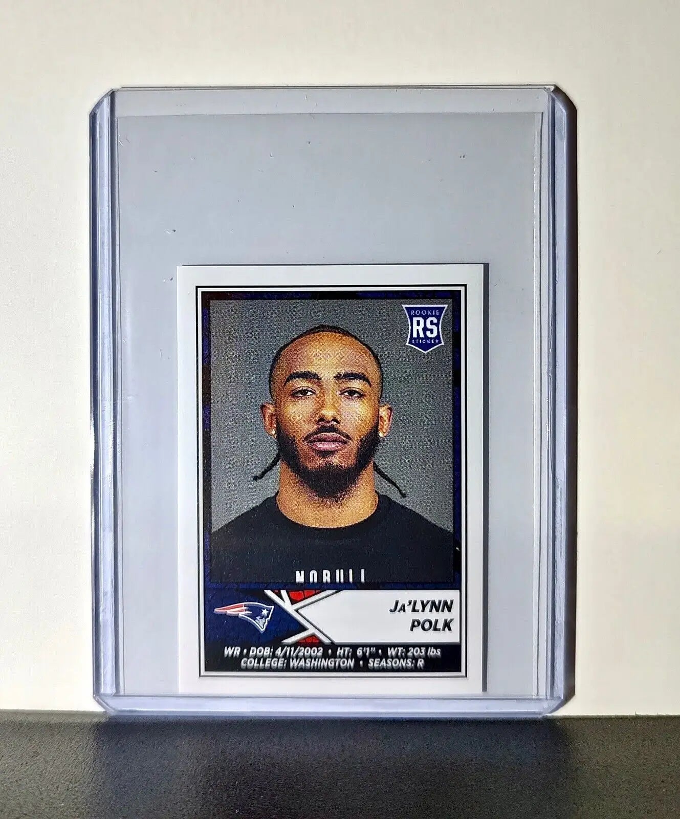 Ja’Lynn Polk 2024 Panini NFL Sticker #85 Rookie New England Patriots - Football Card Single
