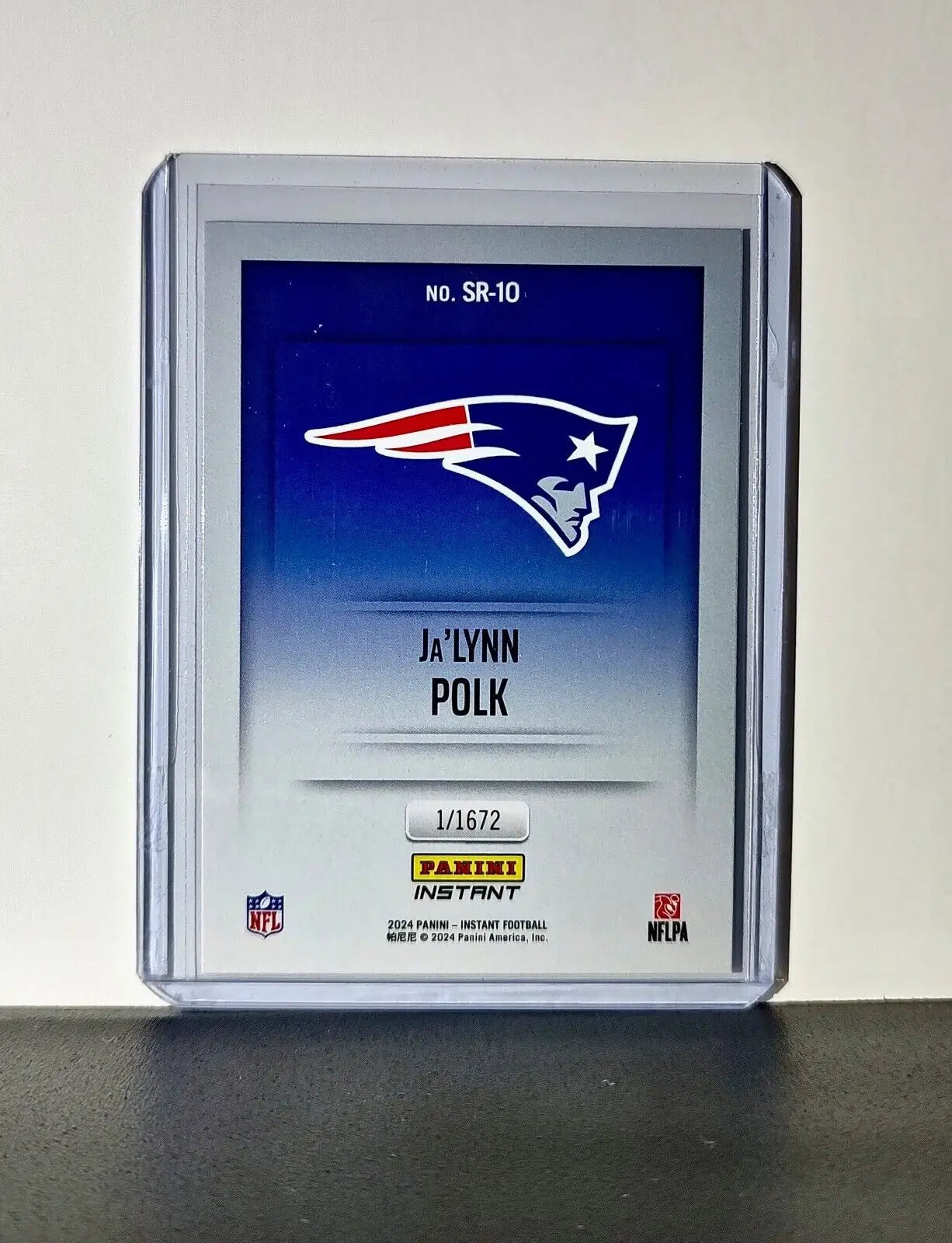 Ja’Lynn Polk 2024 Panini NFL Studio Rookies #10 Card New England Patriots 1/1672