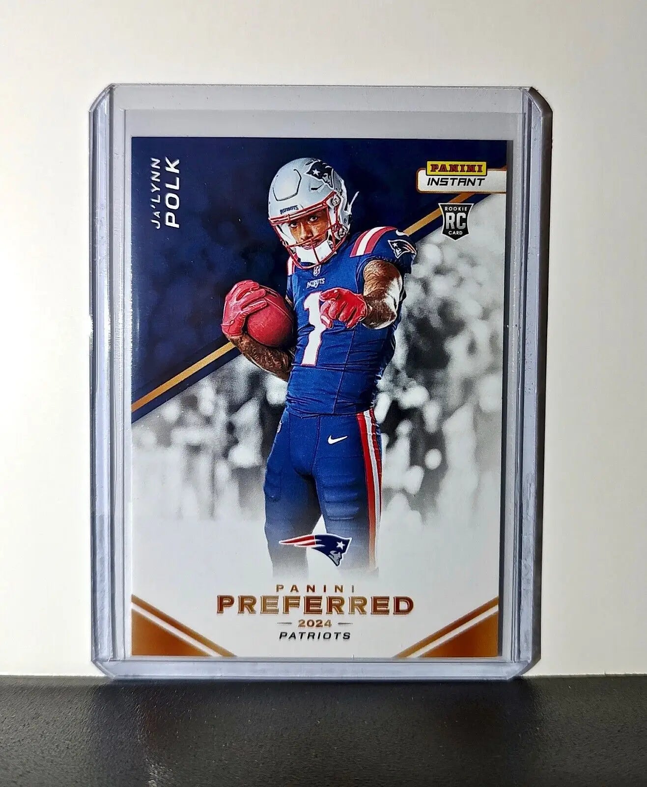 Ja’Lynn Polk 2024 Panini Preferred NFL #10 Rookie Card NE Patriots 1/335
