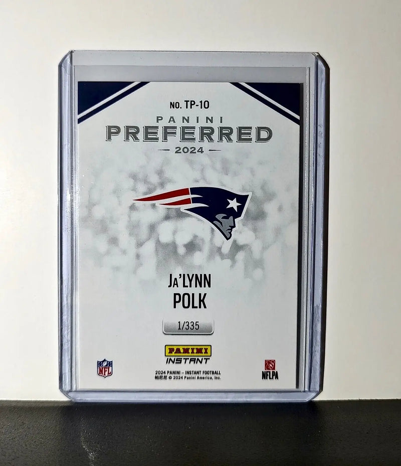 Ja’Lynn Polk 2024 Panini Preferred NFL #10 Rookie Card NE Patriots 1/335