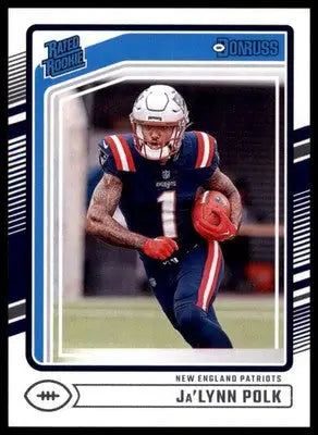 Ja’Lynn Polk Rookie 2024 Donruss #373 New England Patriots Football Card NFL - Football Card Single