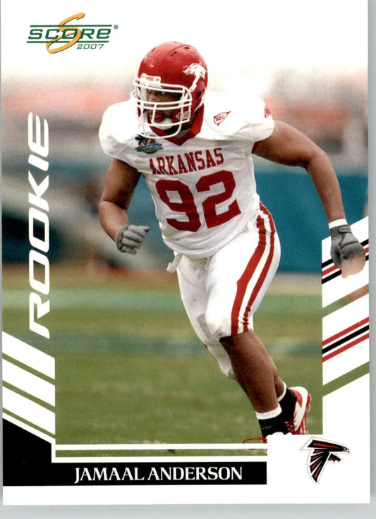 Jamaal Anderson - 2007 Score - #368 - RC Football - Football Card Single