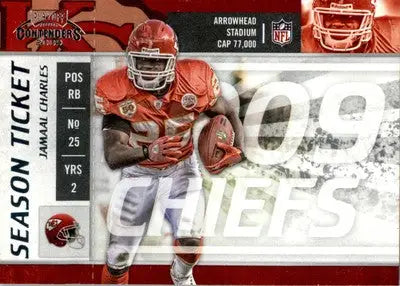 Jamaal Charles - 2009 Playoff Contenders - #50 - Football - Football Card Single