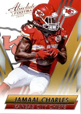 Jamaal Charles - 2014 Panini Absolute - #73 - Retail Football - Football Card Single