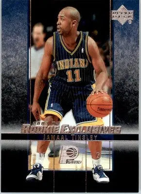 Jamaal Tinsley - 2003-04 Upper Deck Rookie Exclusives - #36 - Basketball - Basketball Card Single