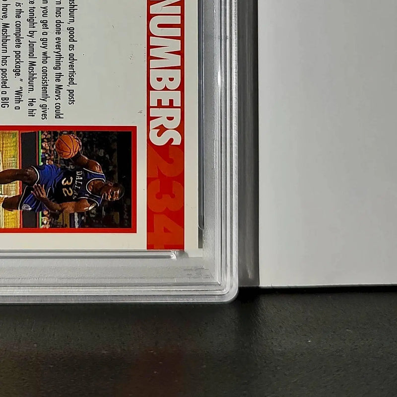 Jamal Mashburn 1994 NBA Hoops Big Numbers #BN2 Rainbow PSA 7 NM