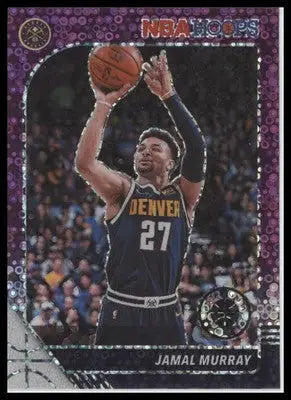 Jamal Murray 2019-20 Hoops Premium Stock Prizms Purple Disco #46 Denver Nuggets - Basketball Card Single