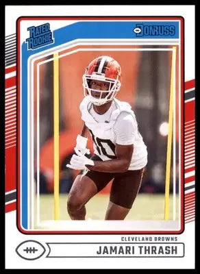 Jamari Thrash Rookie 2024 Donruss #376 Cleveland Browns - Football Card Single