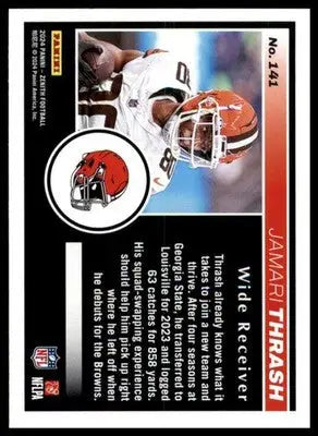 Jamari Thrash Rookie 2024 Panini Zenith Retail #141 Cleveland Browns - Football Card Single