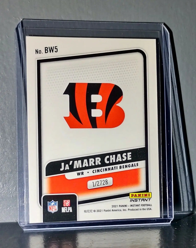 Ja’Marr Chase 2021 Panini NFL Black and White Rookies #5 Card 1/2728