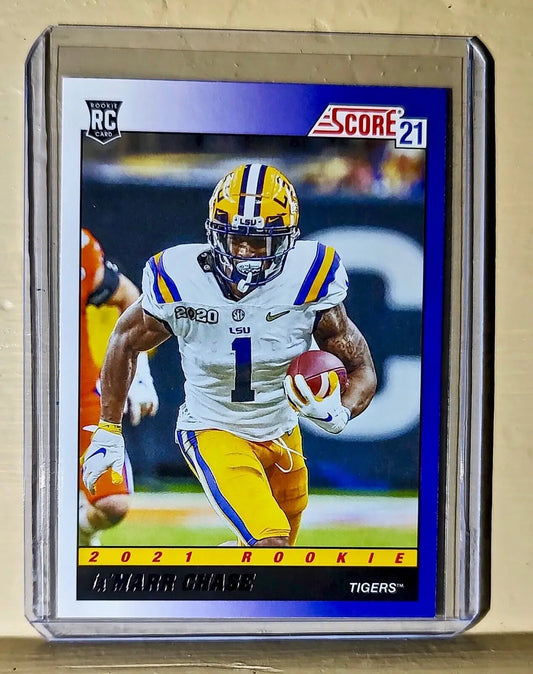 Ja’Marr Chase 2021 Panini Score Draft Rookie Football #TB5 NFL LSU Tigers - Football Card Single