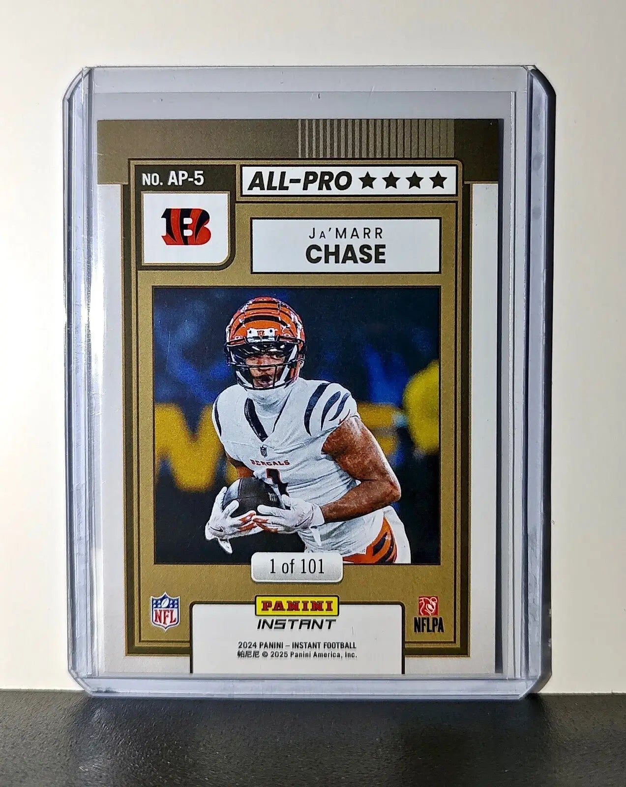 Ja’Marr Chase 2024 All-Pro Panini NFL #5 Football Cincinnati Bengals 1 of 101