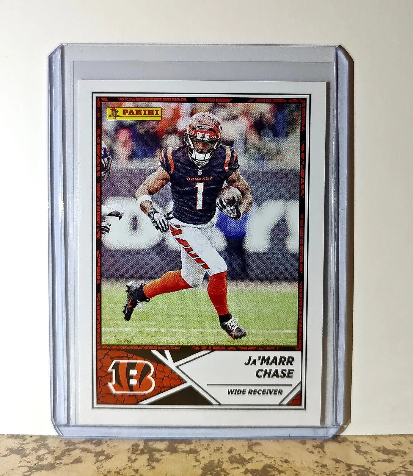 Ja’Marr Chase 2024 Panini NFL #45 Sticker Card Cincinnati Bengals