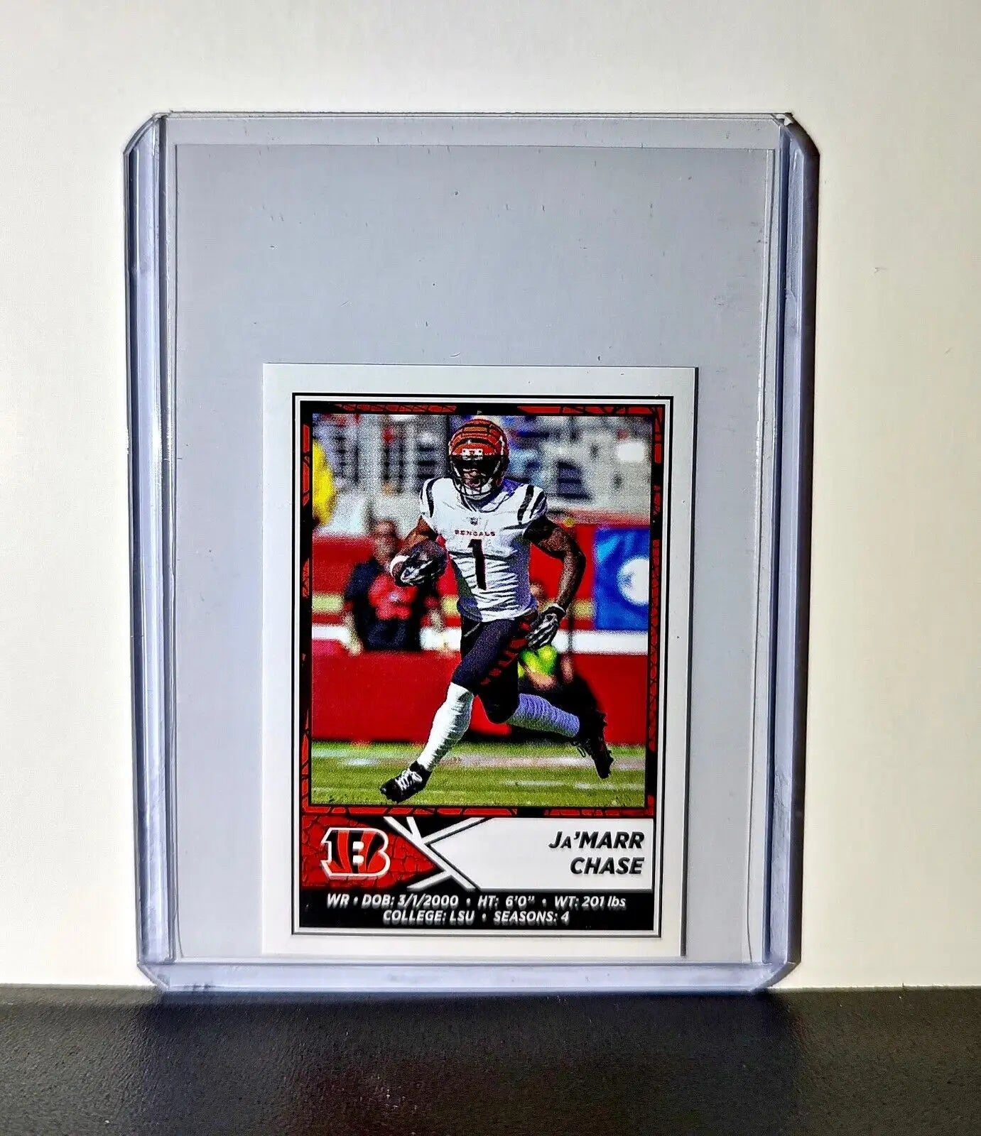 Ja’Marr Chase 2024 Panini NFL Sticker #125 Cincinnati Bengals