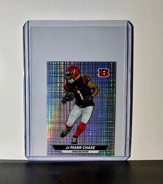 Ja’Marr Chase 2024 Panini NFL Sticker #136 Foil Cincinnati Bengals