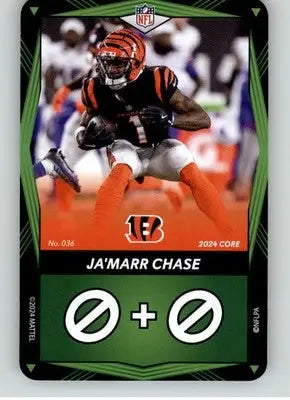 Ja’Marr Chase - 2024 UNO Elite Core Edition - Green - #036 - Football - Football Card Single