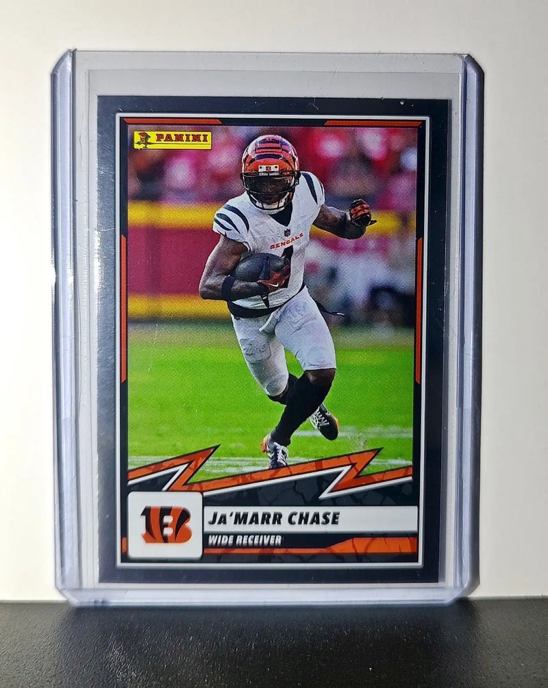Ja’Marr Chase 2025 Panini NFL #46 Foil Sticker Card Cincinnati Bengals