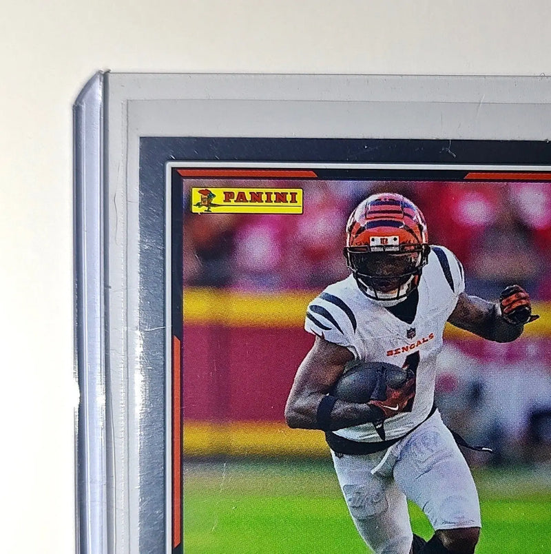 Ja’Marr Chase 2025 Panini NFL #46 Foil Sticker Card Cincinnati Bengals