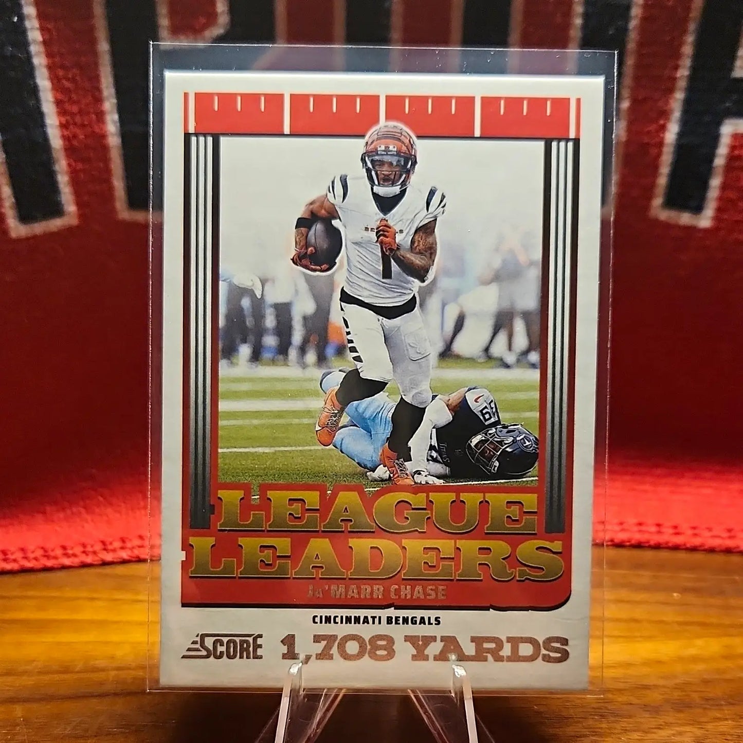Ja’Marr Chase 2025 Panini Score League Leaders Insert #2 NFL Bengals - Football Card Single