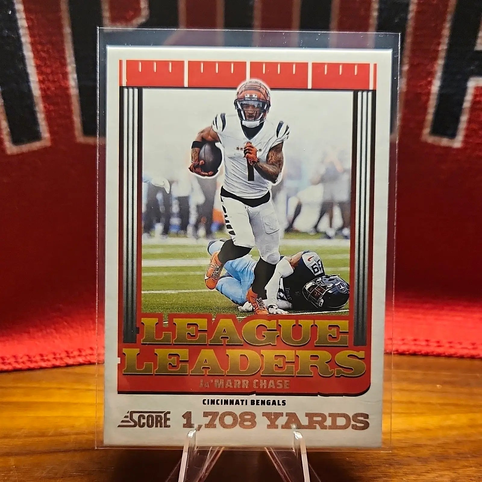 Ja’Marr Chase 2025 Panini Score League Leaders Insert #2 NFL Bengals - Football Card Single