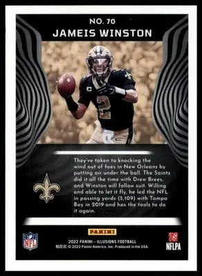 Jameis Winston 2022 Panini Illusions Retail #70 New Orleans Saints - Football Card Single