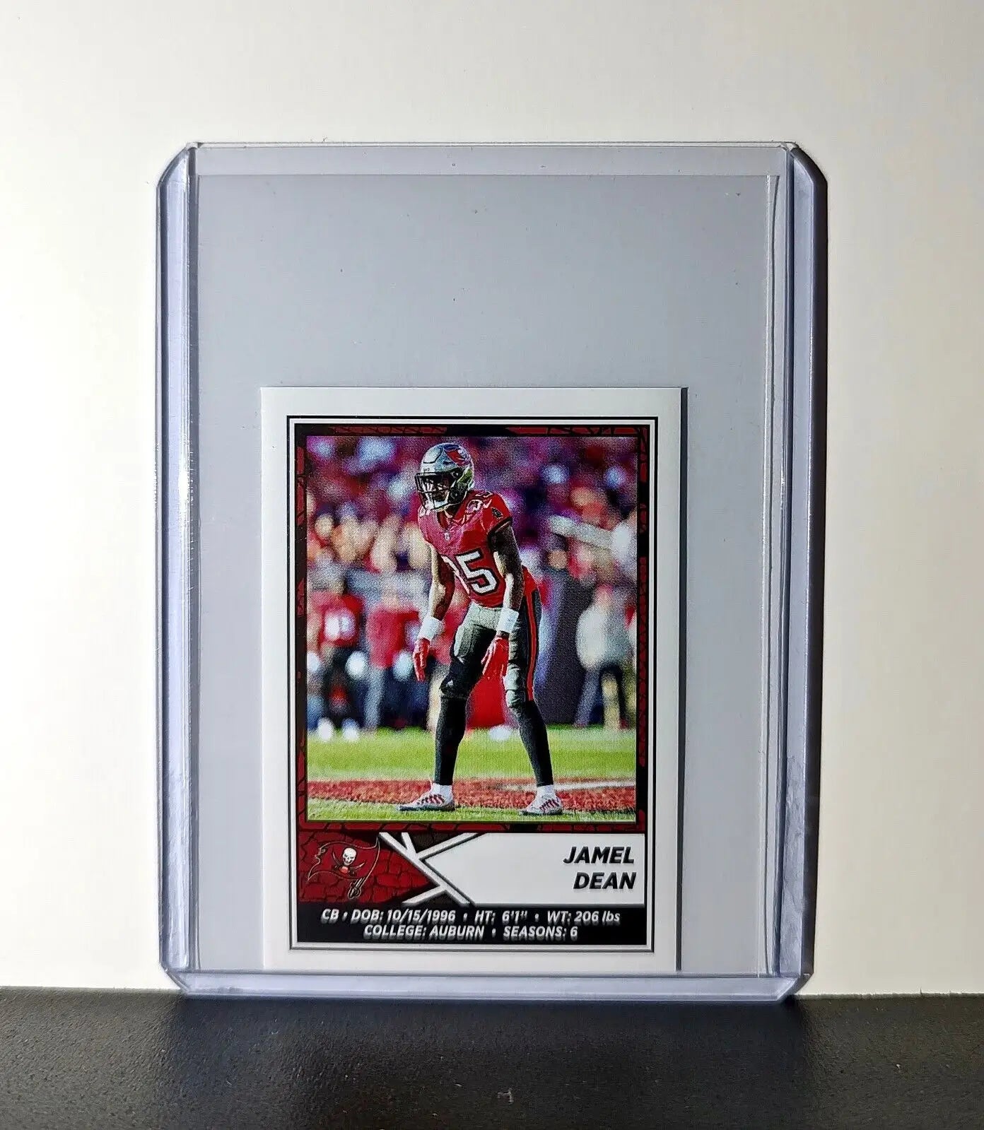 Jamel Dean 2024 Panini NFL Sticker #485 Tampa Bay Buccaneers - Football Card Single