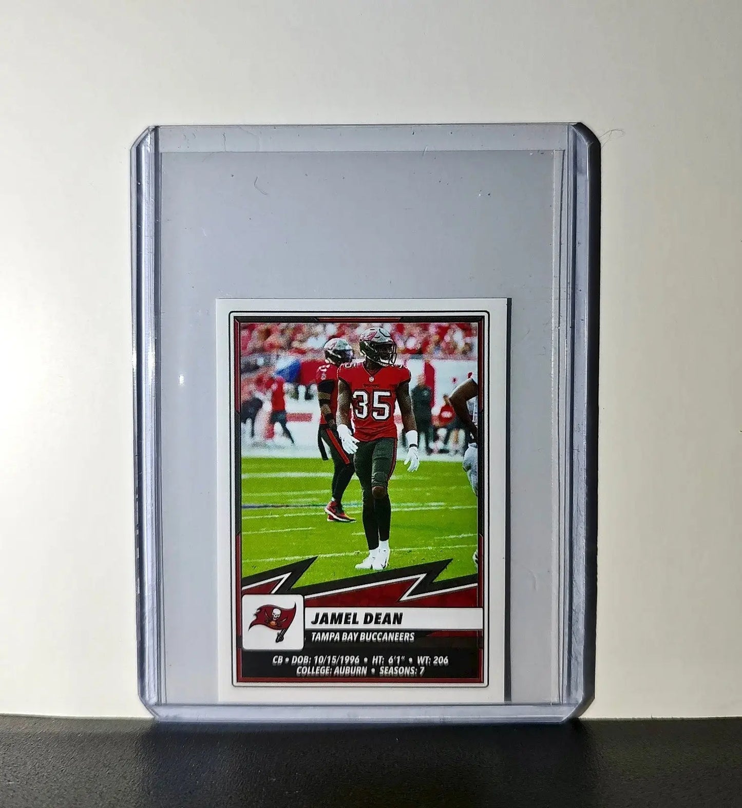 Jamel Dean 2025 Panini NFL #483 Sticker Tampa Bay Buccaneers