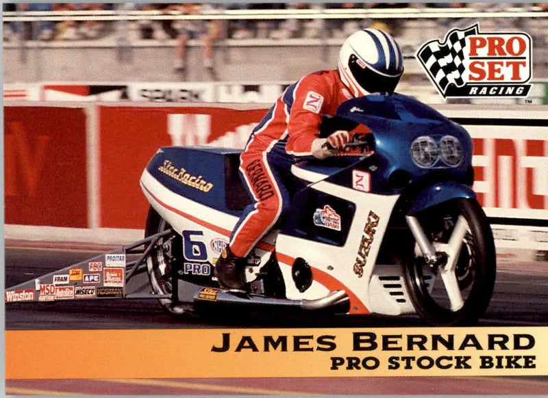 James Bernard - 1992 Pro Set NHRA - #98 - Racing - Racing Card Single