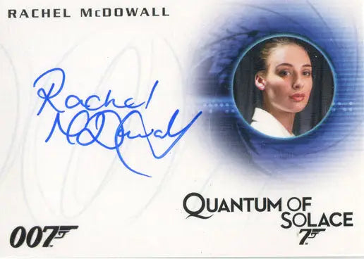 James Bond Archives 2015 Autograph Card A278 Rachel McDowall as Flight Attendant - Entertainment Memorabilia