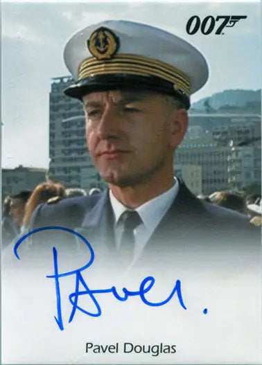 James Bond Archives 2017 Final Autograph Card Pavel Douglas as French Captain - Non-Sports Card Single