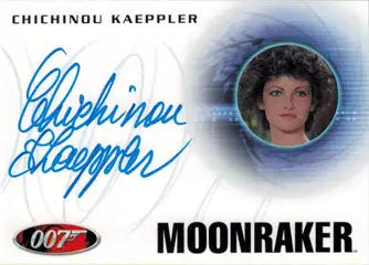 James Bond Autographs & Relics Autograph Card A188 Chichinou Kaeppler - Entertainment Card Single