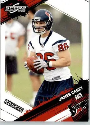 James Casey - 2009 Score - #346 - RC Football - Football Card Single