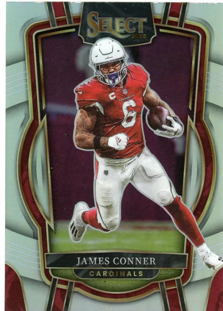 James Conner 2022 Panini Select Club Silver #299 Arizona Cardinals Football Card - Football Card Single