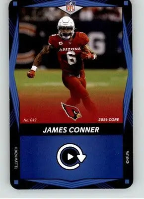 James Conner - 2024 UNO Elite Core Edition - Blue - #042 - Football - Football Card Single