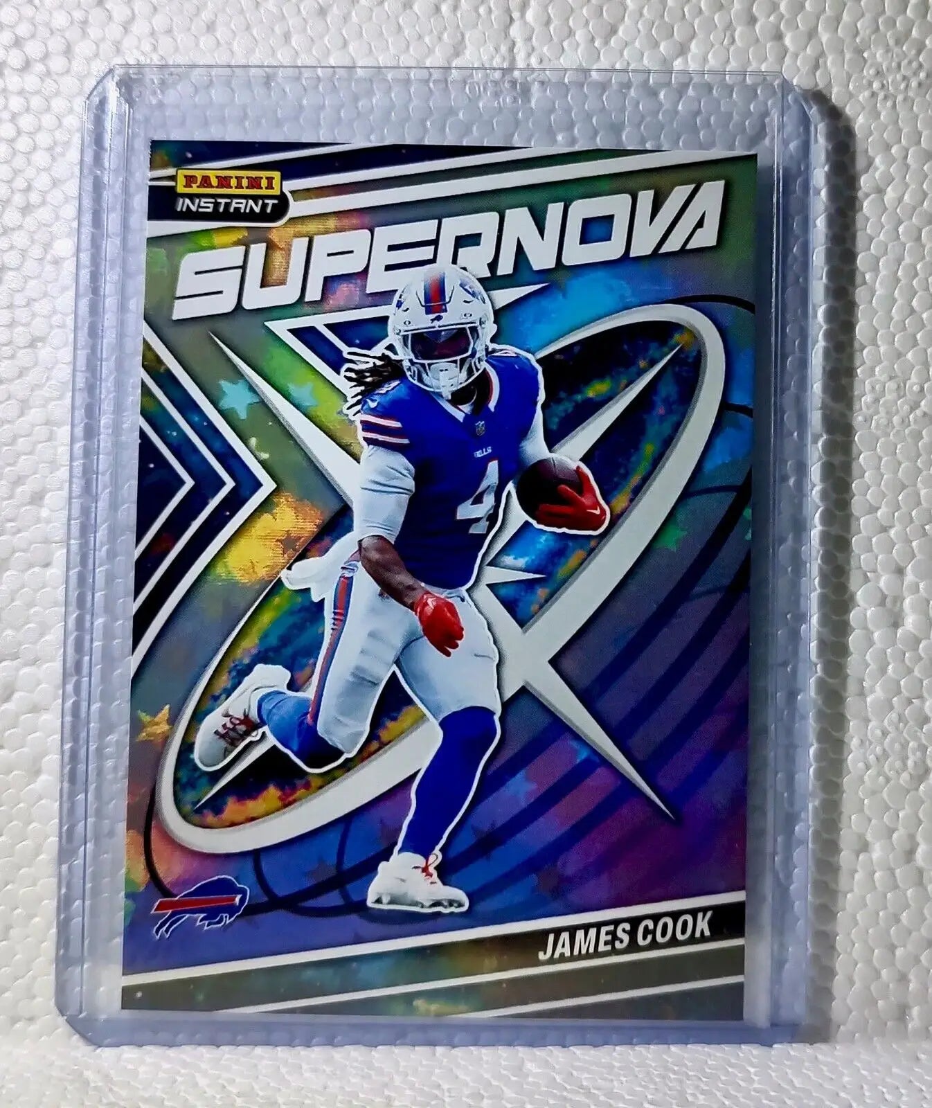 James Cook 2023 Panini NFL #12 Supernova Football Card Buffalo Bills 1/481