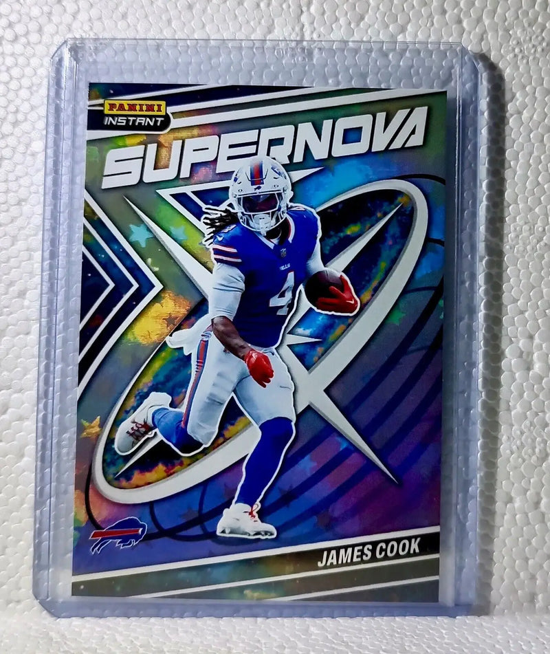 James Cook 2023 Panini NFL #12 Supernova Football Card Buffalo Bills 1/481