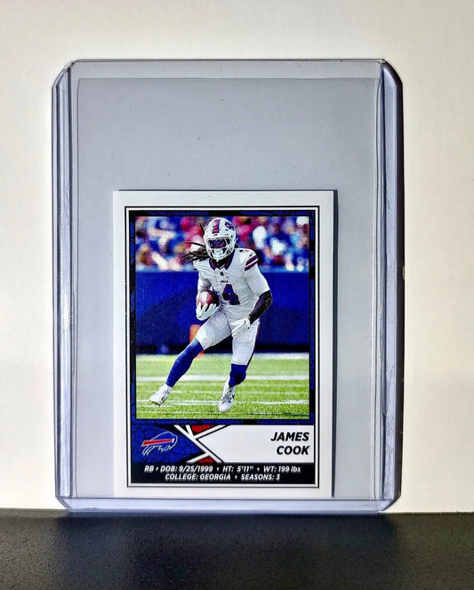 James Cook 2024 Panini NFL Sticker #44 Buffalo Bills - Football Card Single