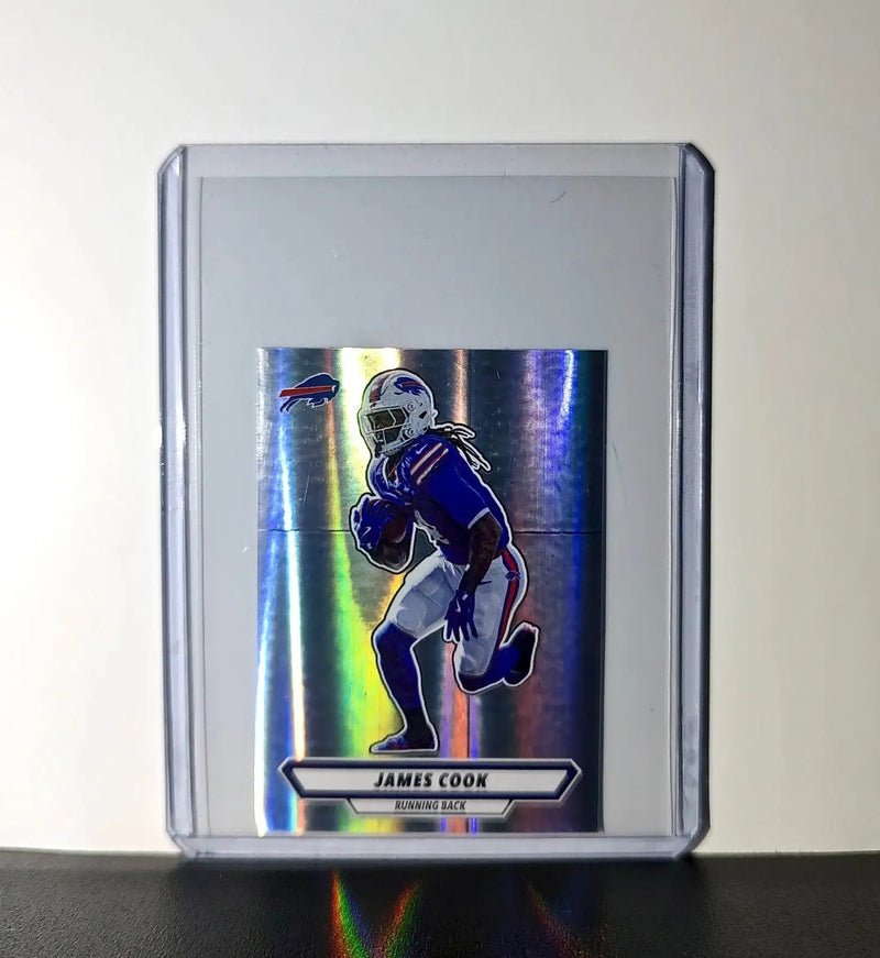 James Cook 2025 Panini NFL #39 Foil Sticker Buffalo Bills